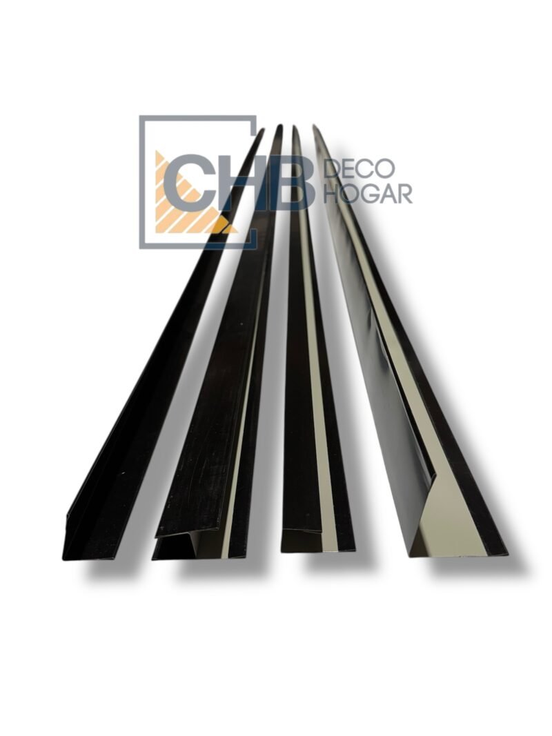 Perfiles metal siding negro