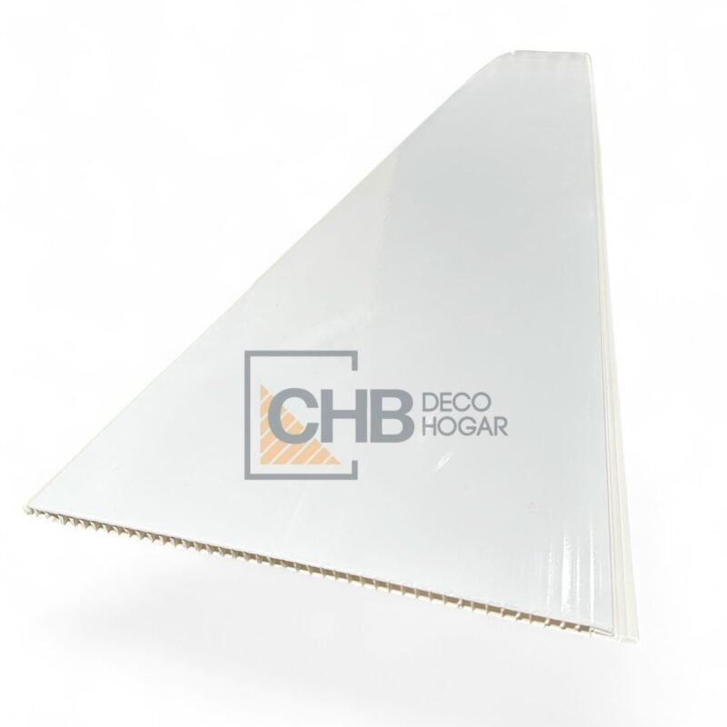 Cielo de PVC 9 mm Liso Blanco Brillante