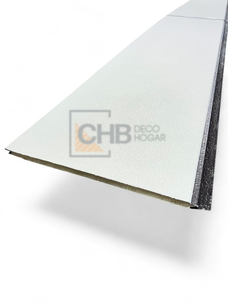 Metal siding blanco nieve granito